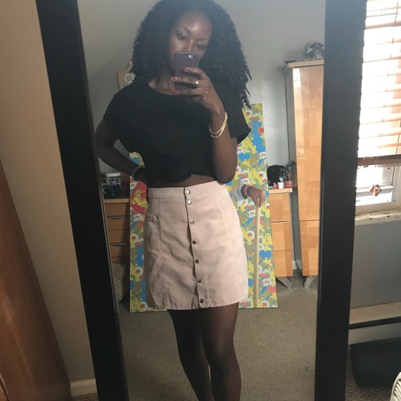 H&M blush pink snap button mini. - Picture 3 of 3